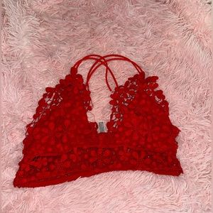 free people bralette/cropped tank